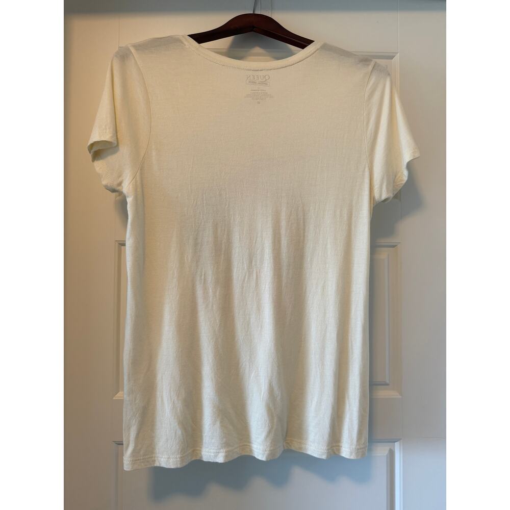 Lucky Brand Queen 'Day At The Races' Iconic Band Tee, Women's Size M - Picture 3 of 6